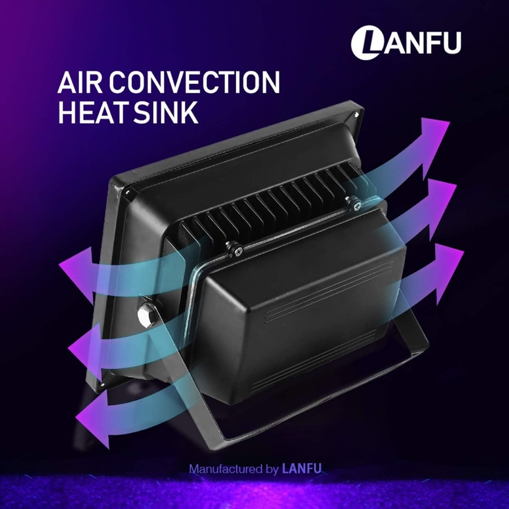 2pk LED UV Black Light Floodlight - Picture 5 of 11